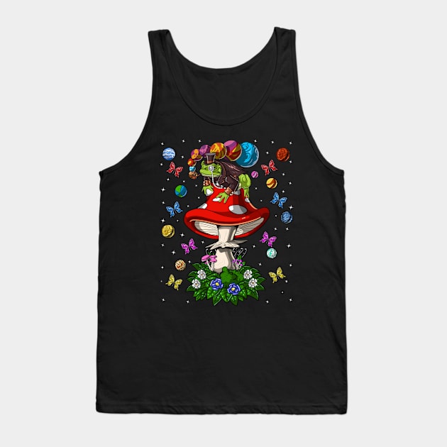 Mushroom Frog Tank Top by underheaven